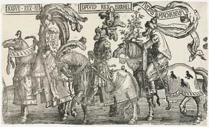 The Nine Heroes: Joshua, David, Judas Maccabees