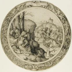 The Round Passion: Christ Carrying the Cross