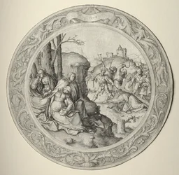 The Round Passion: Christ Carrying the Cross