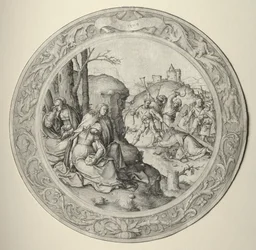 The Round Passion: Christ Carrying the Cross