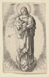 The Virgin with Child on the Crescent