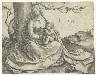 Virgin and Child Seated under a Tree