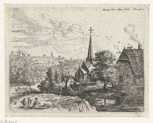 Village by a River (Small Landscapes)