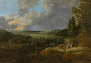 Landscape with Rainbow