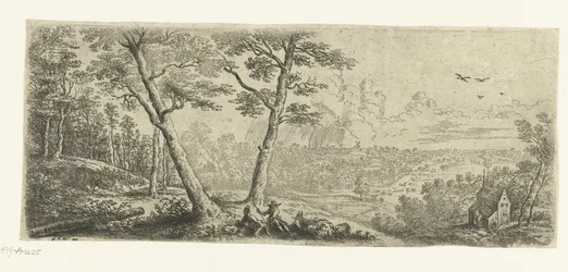 Landscape with Two Conversing Men