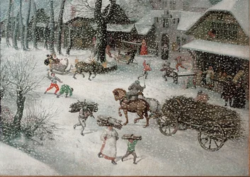 Winter (February) (detail)