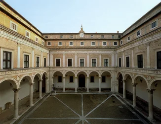 Courtyard of the Palazzo Ducale in Urbino