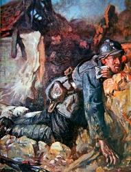 Wounded Messenger at the Battle of Verdun