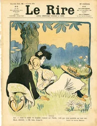 Cover of "Le Rire", Satirical in Colors