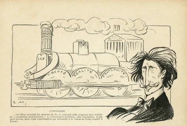 Illustration in Le Rire, 04/07/08 - The Inventor (engraving)