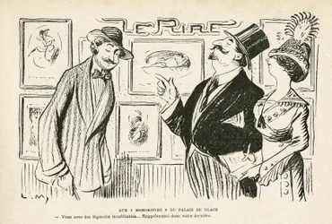 Illustration in Le Rire, no 481, 27/04/12 - At the 