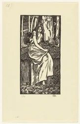 Woman in a Forest