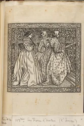 Women at Garden Steps, Wood Engravings of Lucien Pissarro, c. 1885-1940