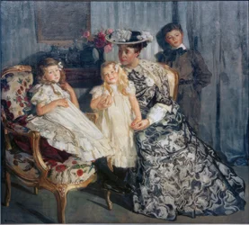 Madame Simon with Her Children