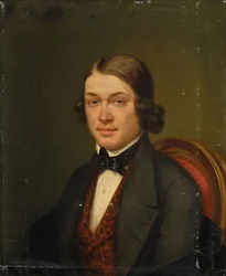 Portrait of the Composer Robert Schumann
