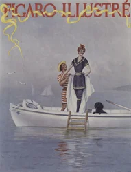 A Full Sea. Cover of Le Figaro Illustre, August 1894