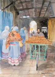 Bagel Seller in the Old City, Jerusalem