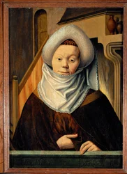 The Sibyl of Delphi - from a series of 15 sibyls and pagan prophets from the Cathedral of Münster, Germany