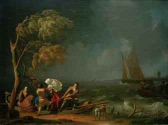 The Ferry in the Storm