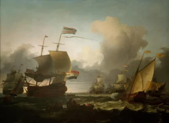 The Handover of Command to Admiral Michiel de Ruyter