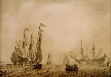 Ships at the Roadstead of Vlissingen (?)