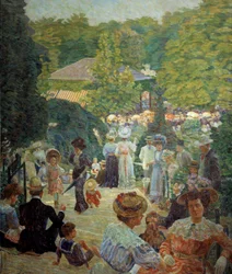 The Parc Montsouris from the Kiosk with Music in 1900
