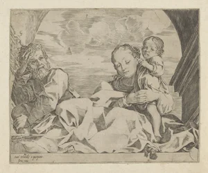 Holy Family under an Arch