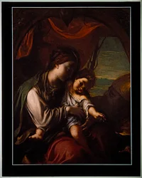 The Madonna & Child with St Anthony Abbott