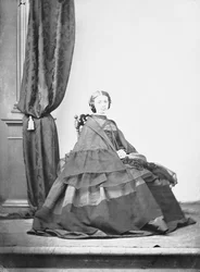 Portrait of a Noble Roman Posing in a Studio Photo