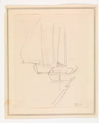Sailboats at a Quay