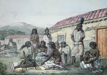 A Game Played by the Natives of California, from 