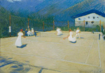 Tennis Court in Gossensass