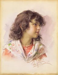 Head of a Girl, 1886