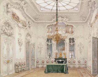 Interiors of the Winter Palace: The Green Dining Room