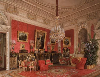 Interiors of the Winter Palace. The Study of Empress Maria Alexandrovna