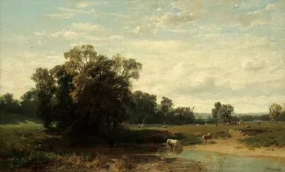 Cattle Pasture at Dawn