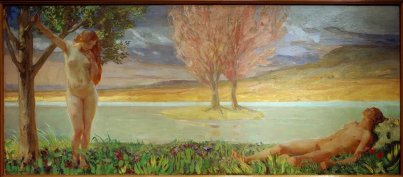 Adam and Eve in a Paradise Landscape