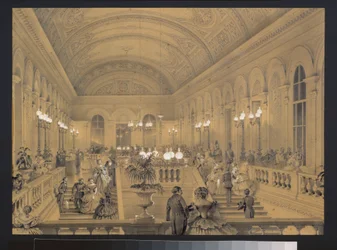The Staircase of the Imperial Bolshoi Kamenny Theatre, Saint Petersburg