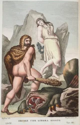 Hercules Saves Hesione, Book XI, Illustration from Ovid