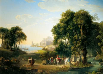 Aeneas Meeting Andromache in Butrinto