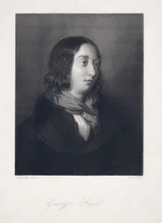 Portrait of George Sand, pub. 1837