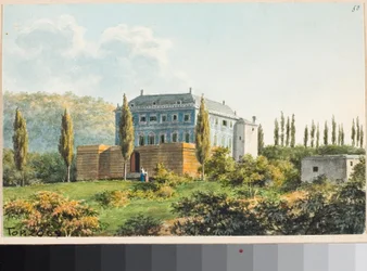 View of Villa Probably in Albaro District, Genoa