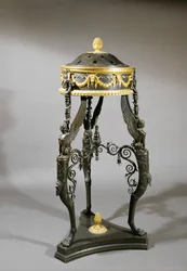 Tripod, Bronze and Gilded Bronze, Inspired by a Roman Original