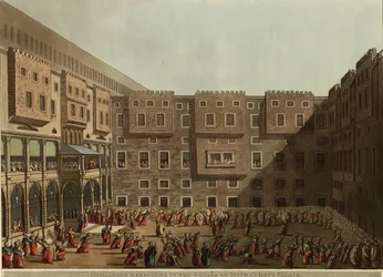 Mamluks Exercising in the Square of Murad Bey