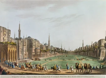 Principal Square in Grand Cairo, with Murad Bey