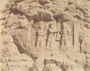 Tag-e Bustan, Crowning Ceremony of Shapour II, Kermanshah