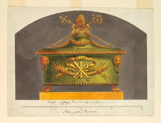 Sarcophagus for the Relic, ca. 1825