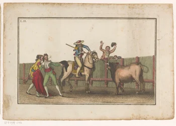 Picador Aiming His Lance at a Bull