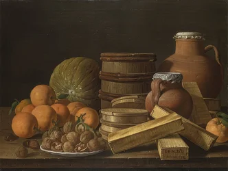 Still Life with Oranges and Walnuts. 1772