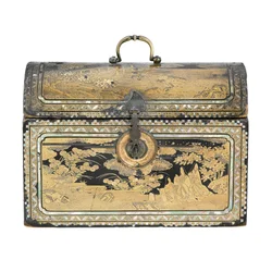 Domed export casket, Edo period, mid-17th century